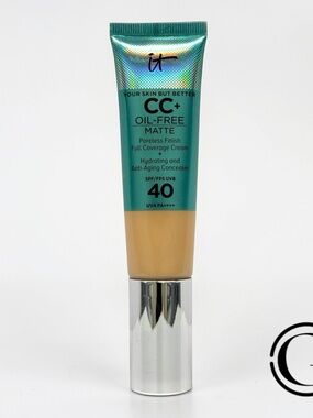 IT COSMETICS CC+ Oil Free Matte Full Coverage Foundation Cream SPF 40 - Light
